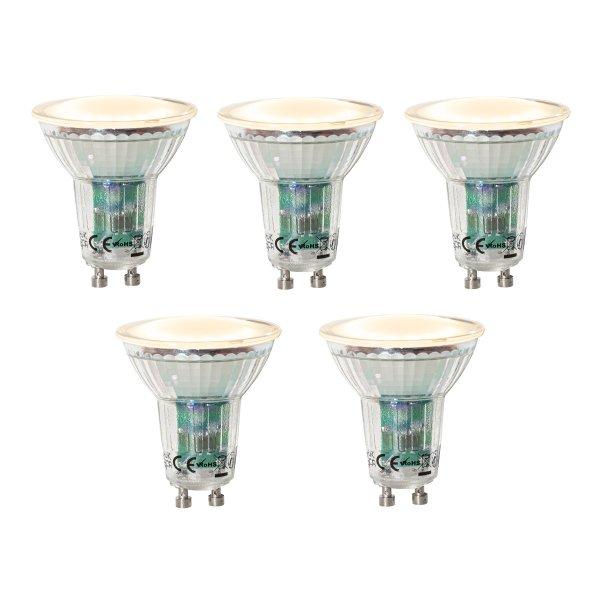 5 darabos GU10 dimmelhető LED izzók szett alkonyatérzékelővel 3W 200 lm
2200K