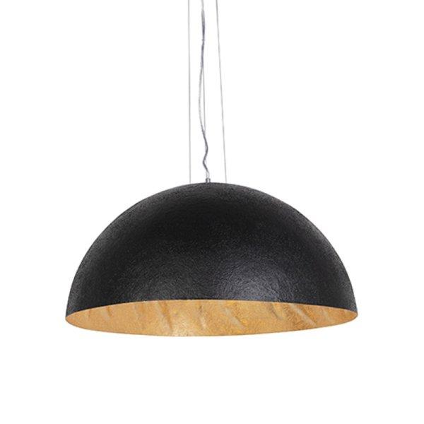 Ipari függőlámpa fekete arannyal 70 cm - Magna