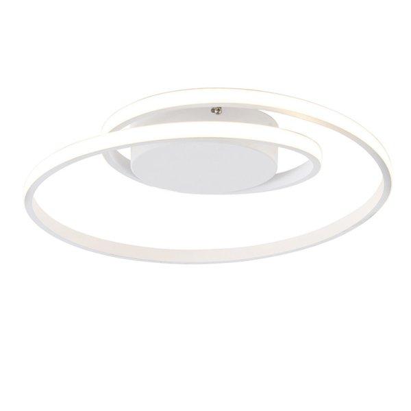 Design mennyezeti lámpa fehér LED-del, 3 fokozatú dimmerrel - Krula