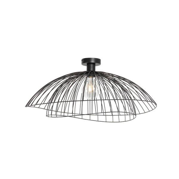 Design mennyezeti lámpa fekete 66 cm - Pua