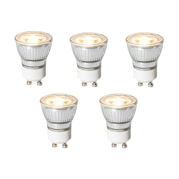 5 darabos GU10 3 lépésben dimmelhető LED izzókészlet 35 mm 4W 220 lm 3000K