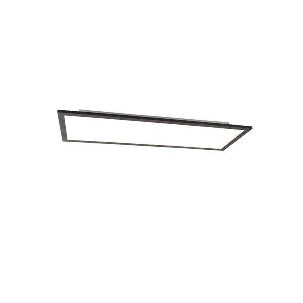 Modern mennyezeti lámpa fekete beépített LED-del 80 cm - Liv