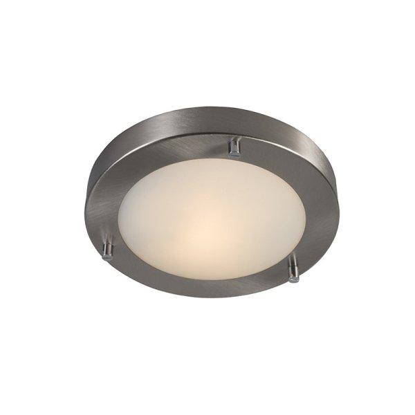 Modern mennyezeti lámpa acél 18 cm IP44 - Yuma
