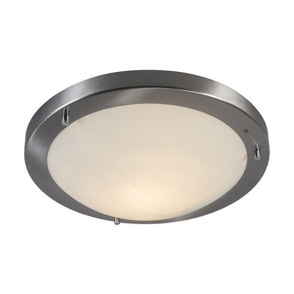 Modern mennyezeti lámpa acél 31 cm IP44 - Yuma