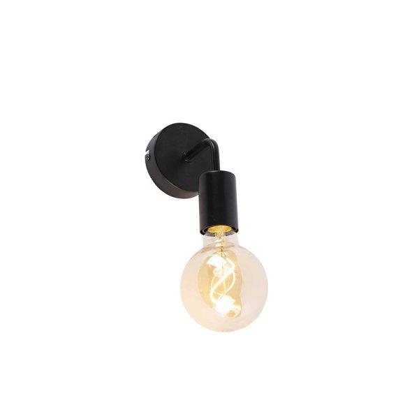 Modern fali lámpa fekete 15,5 cm - Facile