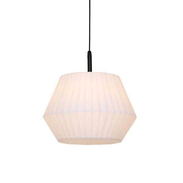 Modern kültéri függőlámpa fekete fehér árnyékolóval 45,6 cm IP44 -
Robbert
