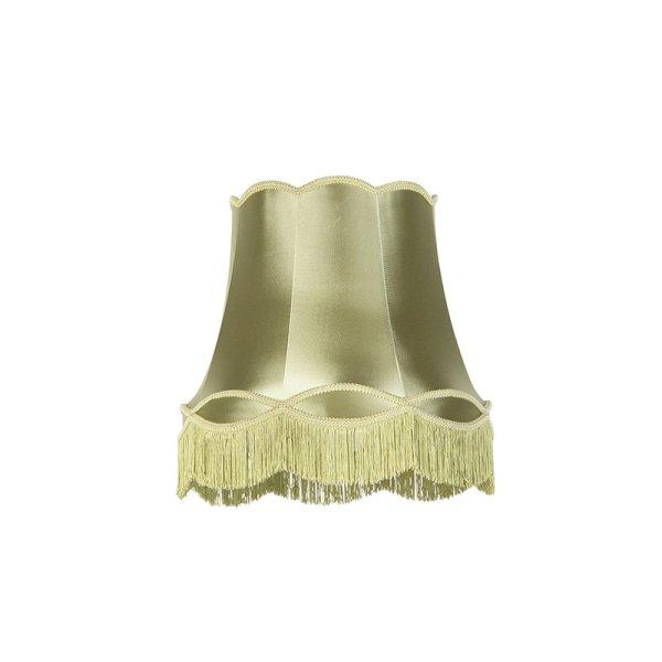 Selyem lámpabúra zöld 45 cm - Granny