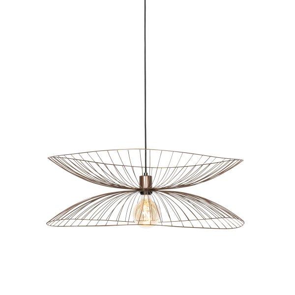 Design függőlámpa bronz 66 cm - Pua