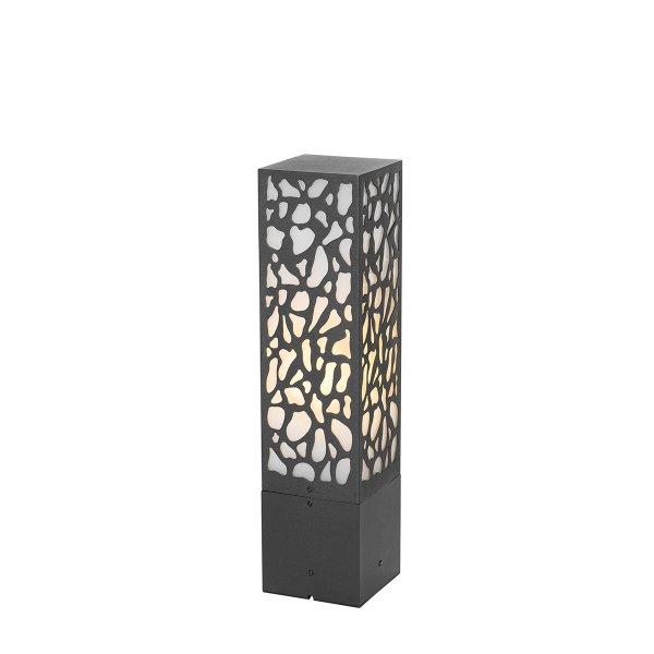 Modern kültéri oszloplámpa fekete 40 cm IP44 - Nicole