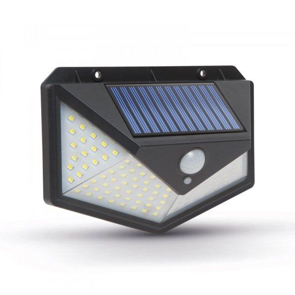 Phenom Mozgásérzékelős szolár reflektor - fali - 136 LED (55289)