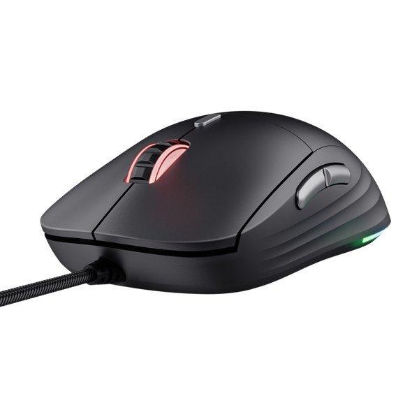 Trust Egér Gamer - GXT925 Redex II (Optikai érzékelő; 200-1000DPI; 6 gomb;
RGB; fekete)