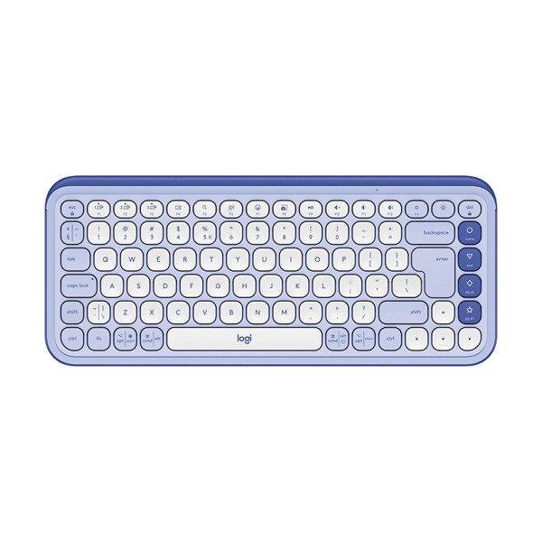 Logitech 920-013074 Pop Icon Keys US vezeték nélküli lila/piszkosfehér
billentyűzet