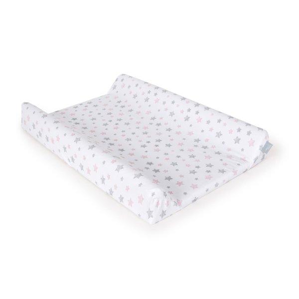 Ceba pelenkázólap huzat pamut (50x70-80) 2db/csomag - sötétszürke pink
csillagos