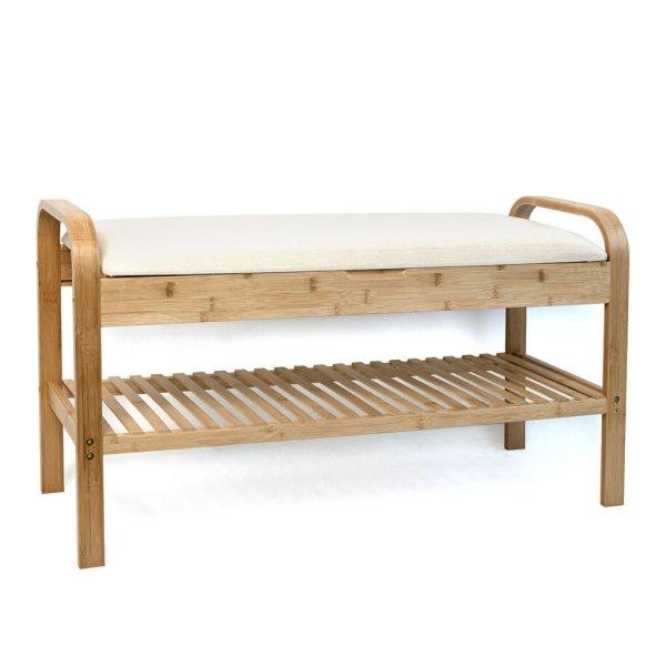 Cipőpad Vinthera Moa Bézs szín Fa 90 x 33 x 50 cm MOST 58556 HELYETT 44067
Ft-ért!