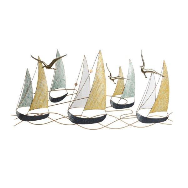 Fali Dekoráció Home ESPRIT Kék Aranysàrga Jachtok 117,5 x 5 x 58 cm MOST
61495 HELYETT 38916 Ft-ért!