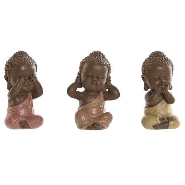 Dekoratív Figura Home ESPRIT Narancszín Korall Lime Gyanta Buddha Keleti 5,5 x
5 x 10,5 cm (3 egység) MOST 8995 HELYETT 5382 Ft-ért!