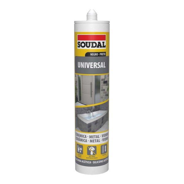 Szilikon Soudal 115926 Egyetemes Fekete 280 ml MOST 4764 HELYETT 2497 Ft-ért!