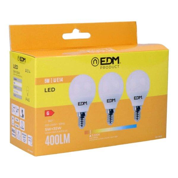3 db LED-izzó EDM 98200 G 35 W 5 W 50 W E14 400 lm Ø 4,5 x 8 cm (3200 K) MOST
5754 HELYETT 3018 Ft-ért!