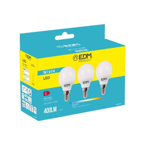 3 db LED-izzó EDM 98202 G 35 W 5 W 50 W E14 400 lm Ø 4,5 x 8 cm (6400 K) MOST
5754 HELYETT 3018 Ft-ért!