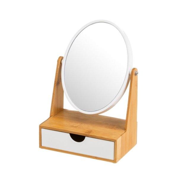 Nagyítós Tükröt Fehér Természetes Bambusz Kristály polisztirén 17 x 10 x
25 cm MOST 16366 HELYETT 9797 Ft-ért!