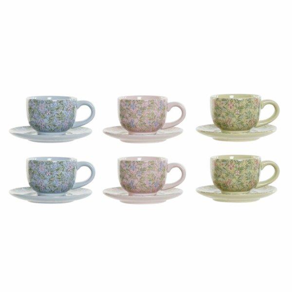 Darabos Kávéscsésze Szett DKD Home Decor Kék Rózsaszín Fém Zöld
цветя Dolomite (6 pcs) (180 ml) (14 x 14 x 7 cm) MOST 18903 HELYETT 11062
Ft-ért!