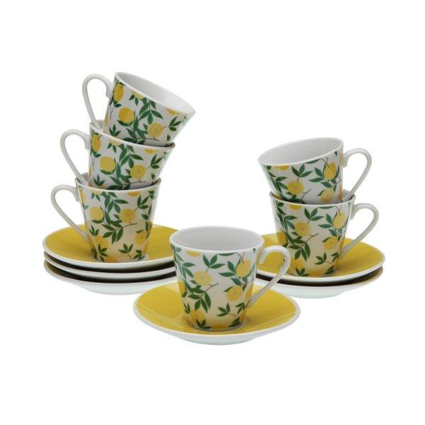 Csésze Szett Alátétekkel Versa Porcelán Citrom MOST 14378 HELYETT 7168
Ft-ért!