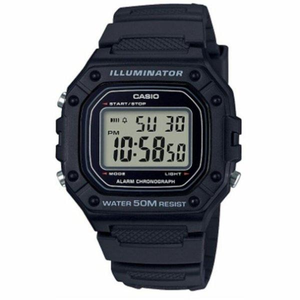 Férfi karóra Casio W-218H-1AVEF Fekete MOST 26668 HELYETT 17321 Ft-ért!