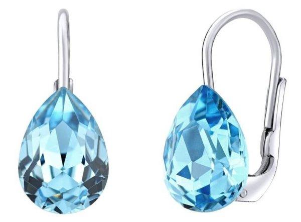 Silvego Ezüst fülbevaló kék Swarovski® Crystals SILVEGOVSW080E