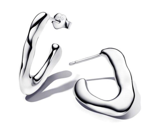 Pandora Stílusos ezüst fülbevaló Essence 293290C00