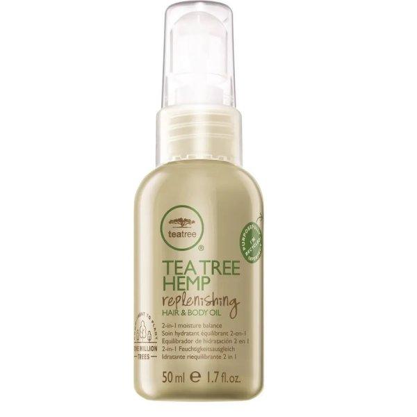 Paul Mitchell Hidratáló kenderolaj hajra és testre 2 az 1-ben Tea Tree Hemp
(Replenishing Hair & Body Oil) 50 ml