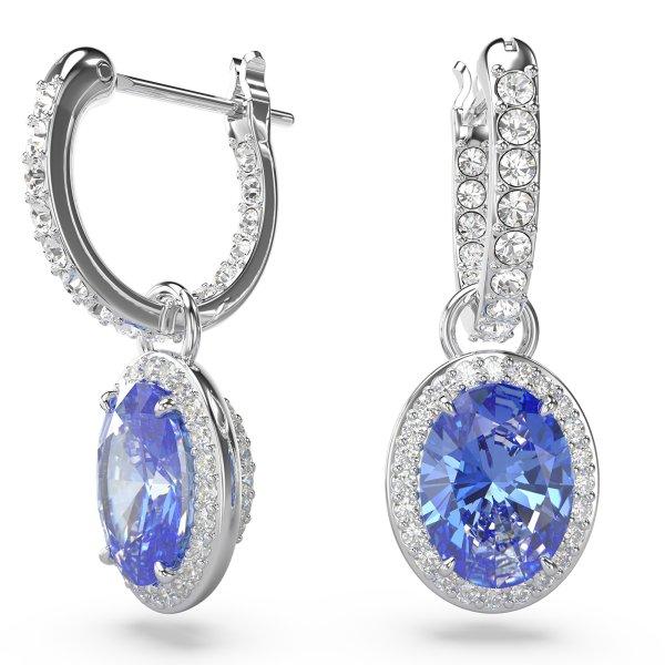 Swarovski Csillogó karika fülbevaló medállal 2 az 1-ben Una Angelic 5671817