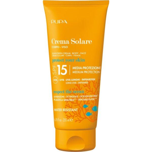 PUPA Milano Fényvédő krém arcra SPF 15 (Sunscreen Cream) 200 ml