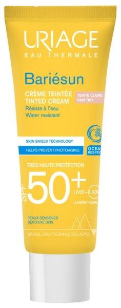 Uriage Fényvédő krém arcra SPF 50+ Bariesun Fair Tint (Tinted Cream) 50 ml
