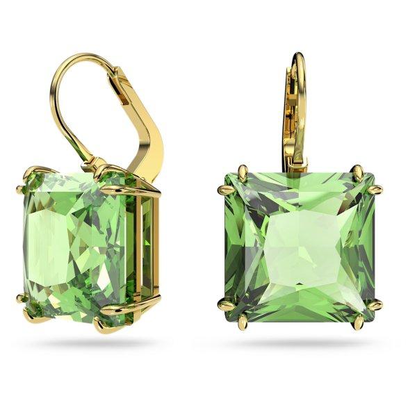 Swarovski Jellegzetes lógó fülbevaló zöld kristályokkal Millenia 5636564