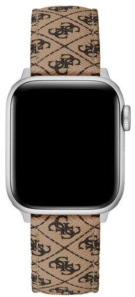 Guess Bőrszíj Apple Watch-hoz (38-41 mm) - Chocolate Brown CS2001S1