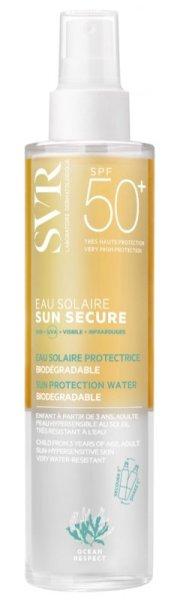 SVR Frissítő kétfázisú fényvédő spray SPF 50+ Sun Secure (Sun Protection
Water) 200 ml