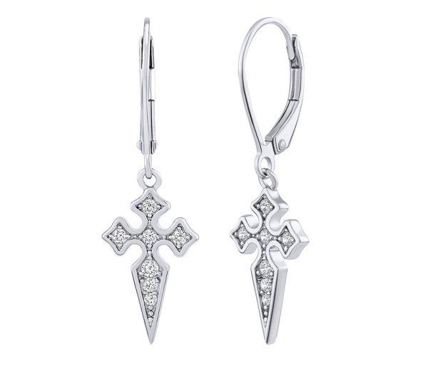 Silvego Ezüst kereszt fülbevaló cirkónium kővel Brilliance Zirconia
MW13168E