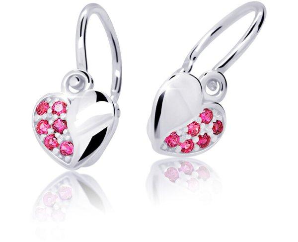 Cutie Jewellery Fehérarany gyermekfülbevaló C2160-10-X-2 fukszia
