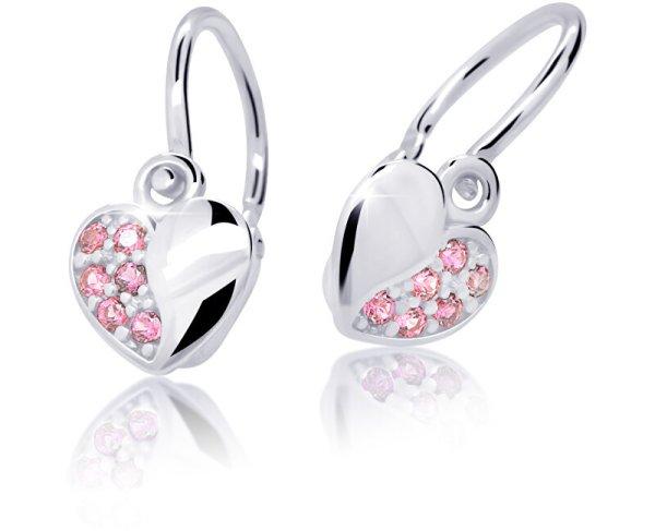 Cutie Jewellery Fehérarany gyermekfülbevaló C2160-10-X-2 rózsaszín