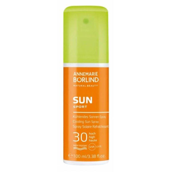 ANNEMARIE BORLIND Hűsítő napvédő spray SPF 30 Sun Sport (Cooling Sun Spray)
100 ml