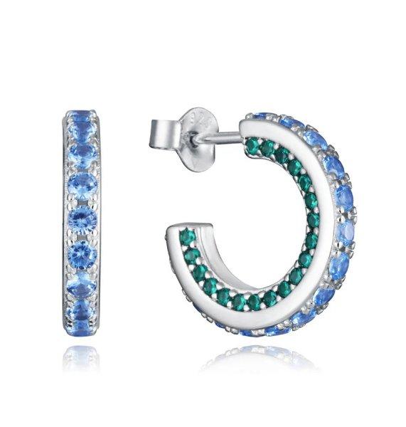 Viceroy Ezüst karika fülbevaló cirkónium kövekkel Elegant 9127E000-39