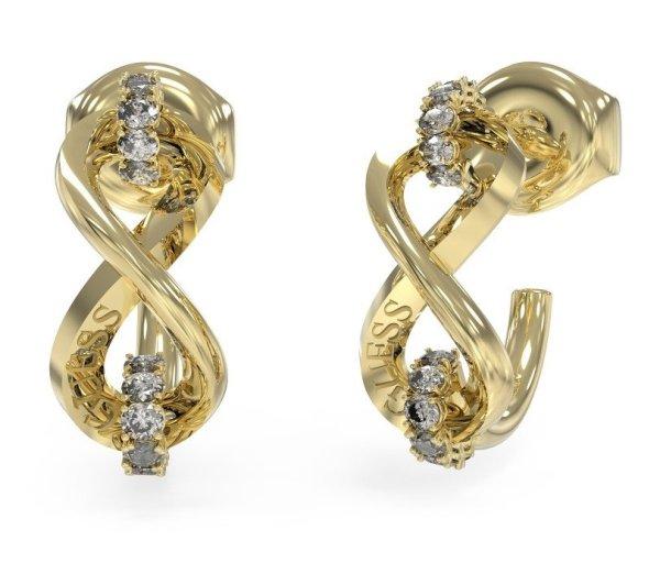 Guess Stílusos aranyozott fülbevaló Endless Dream JUBE03272JWYGT/U