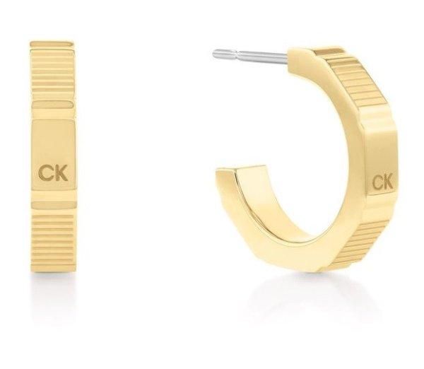 Calvin Klein Stílusos acél karika fülbevaló Essential 35000403