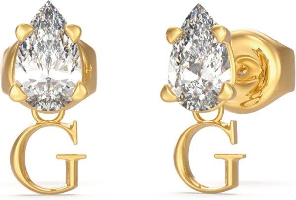 Guess Stílusos aranyozott fülbevaló Studs Party JUBE02151JWYGT/U