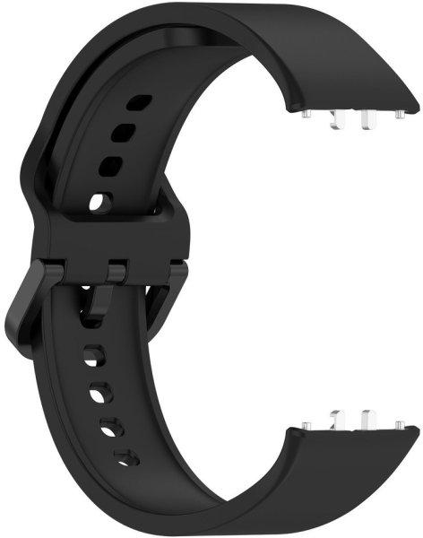 4wrist Szíj Samsung Fit 3-hoz - Silicone Band Black