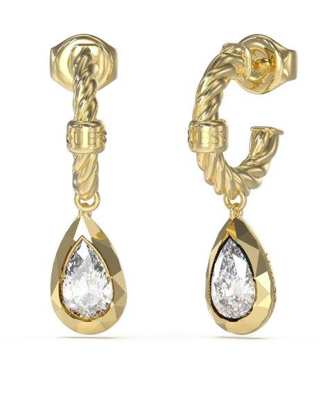 Guess Bájos aranyozott fülbevaló 4G Light JUBE05243JWYGT/U