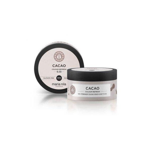Maria Nila Gyengéd tápláló maszk tartós színpigmentek nélkül 6.00 Cacao
(Colour Refresh Mask) 300 ml