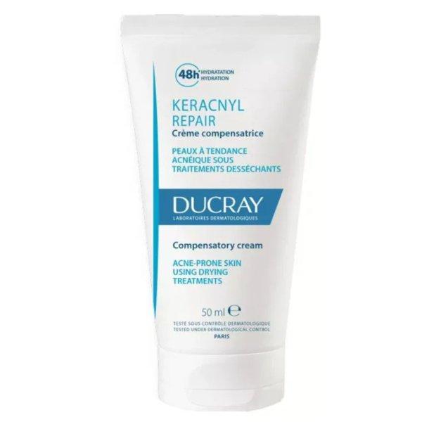 Ducray Hidratáló krém bőrgyógyászati kezelés által legyengített bőrre
Keracnyl Repair (Compensatory Cream) 50 ml