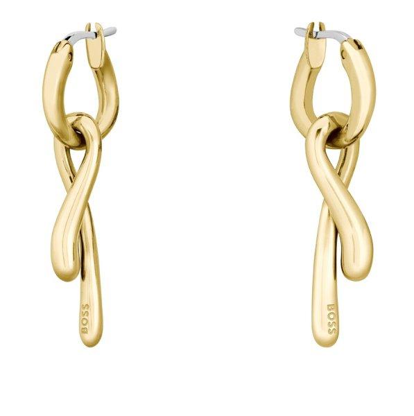 Hugo Boss Divatos aranyozott acél 2 az 1-ben fülbevaló 1580704