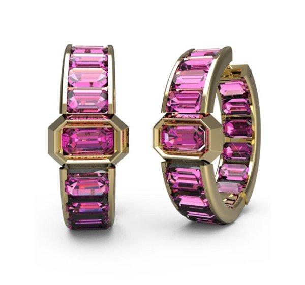 Guess Bájos aranyozott fülbevaló Hashtag JUBE04253JWYGFCT/U